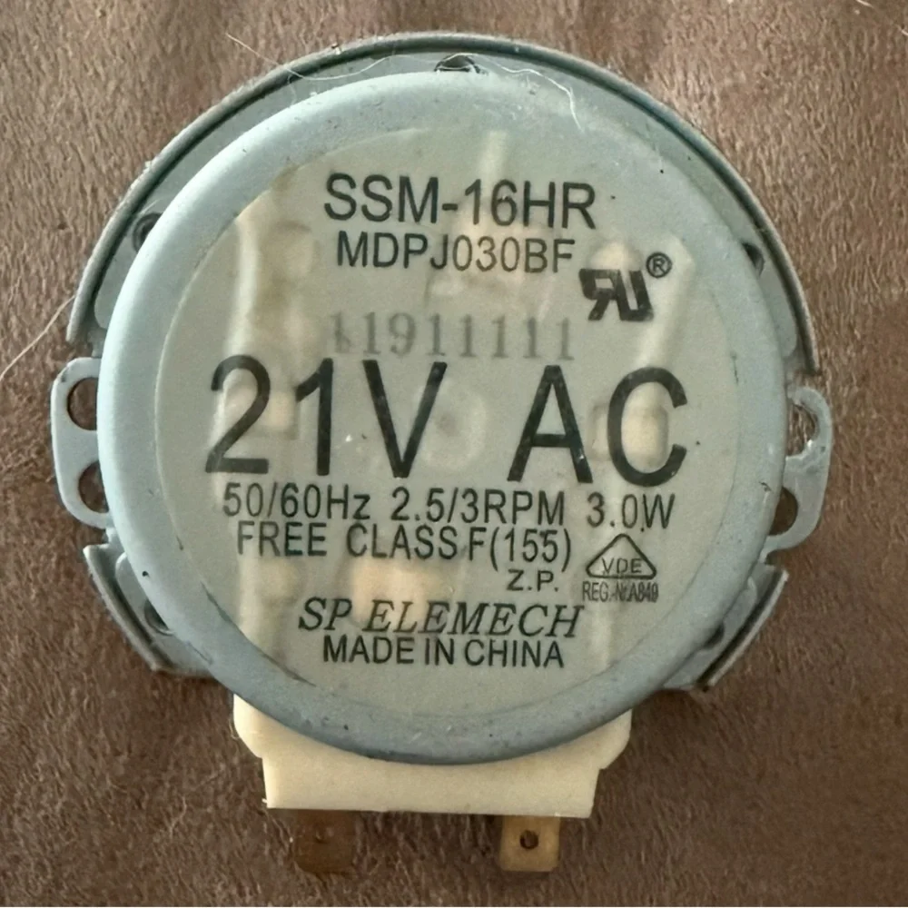 Original Samsung OTR Microwave Turntable Motor SSM-16HR MDPJ030BF